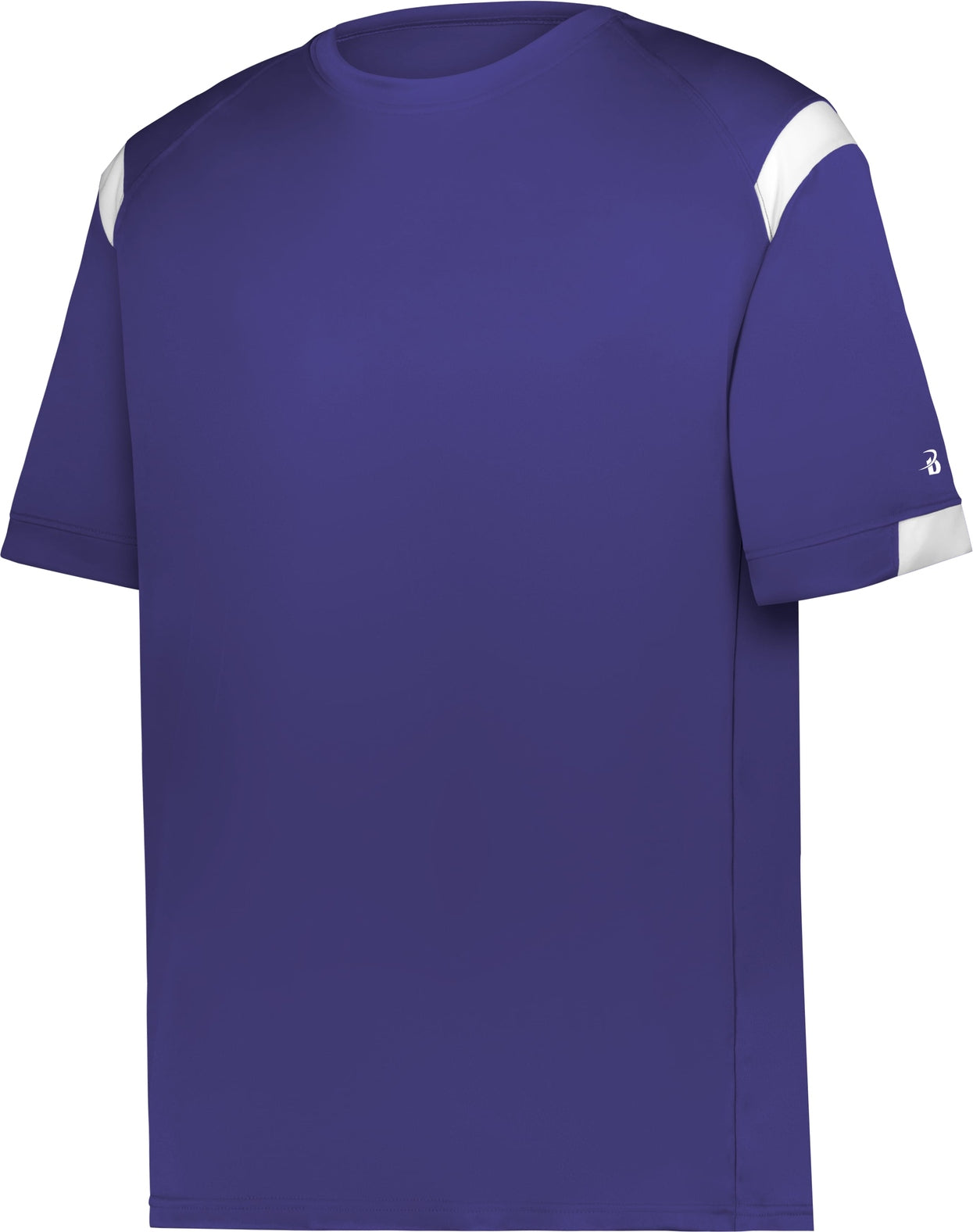 BA PURPLE/WHITE ON THE RISE YTH TEE
