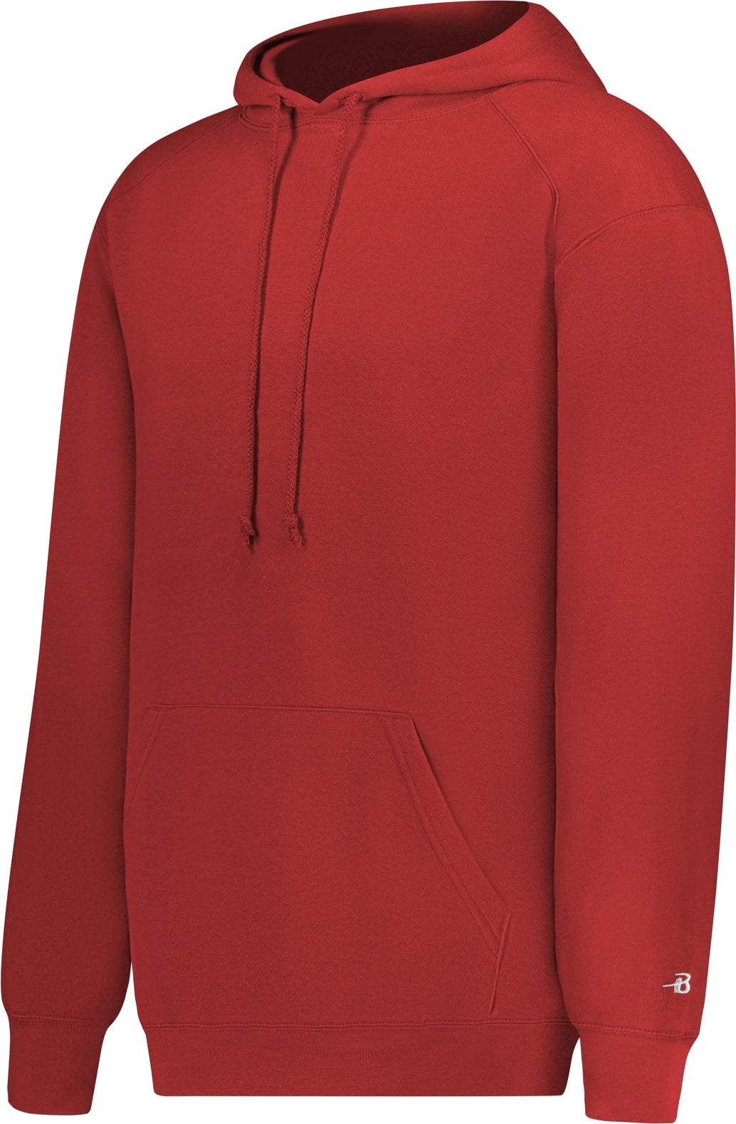 BA RED ATHLETIC FLEECE HOODIE