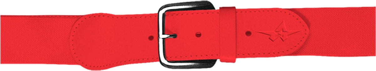 BA RED BASEBALL BELT