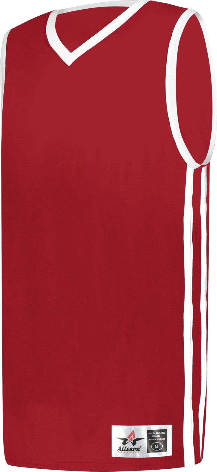 BA RED/WHITE YOUTH BASKETBALL JERSEY
