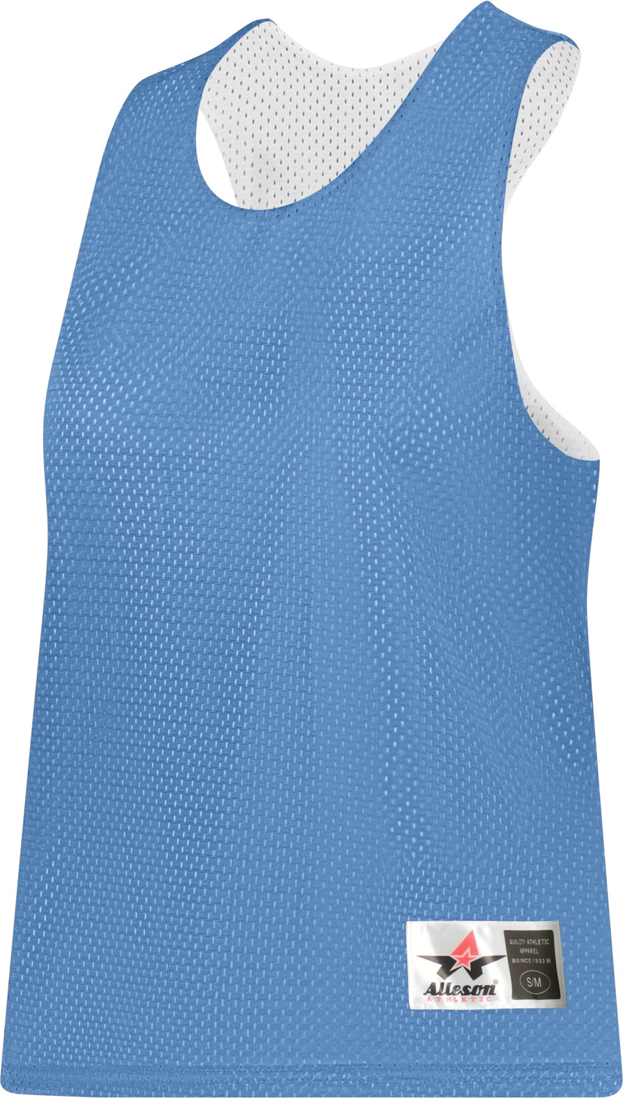 BA SKY BLUE/WHITE LADIES RACERBACK REVERSIBLE