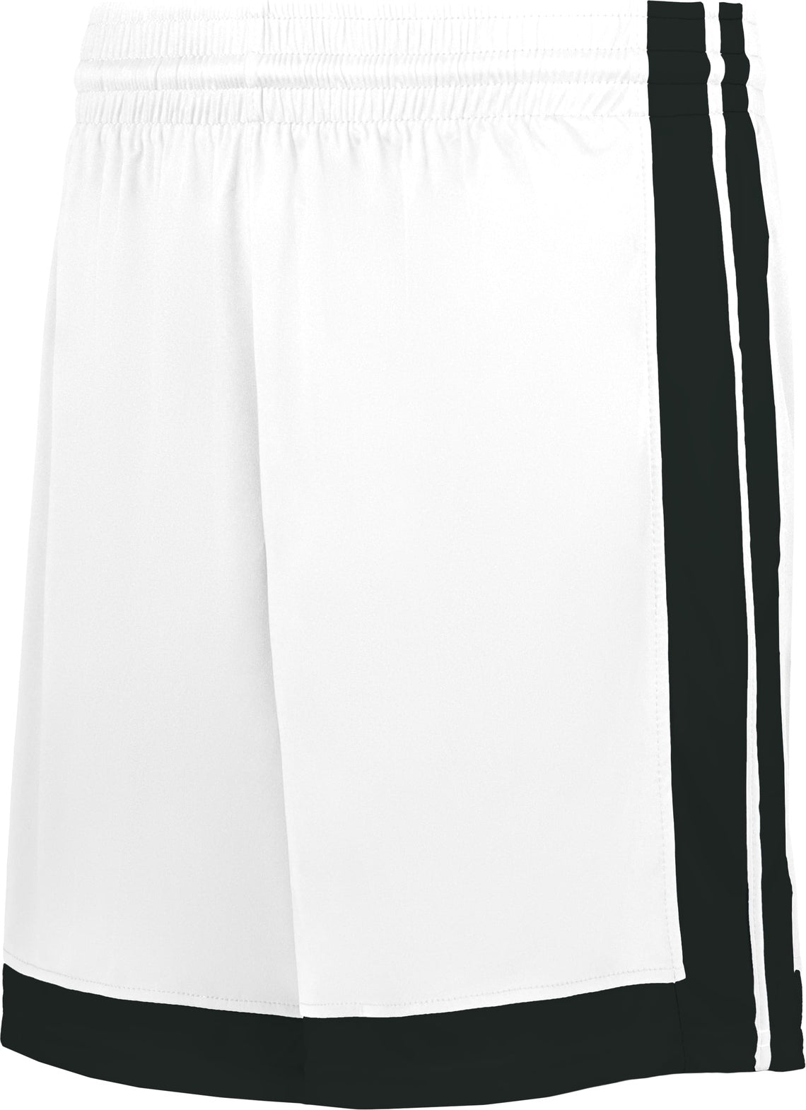 BA WHITE/BLACK BASKETBALL SHORTS
