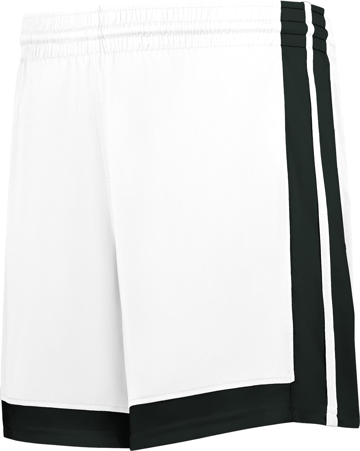 BA WHITE/BLACK YOUTH BASKETBALL SHORTS