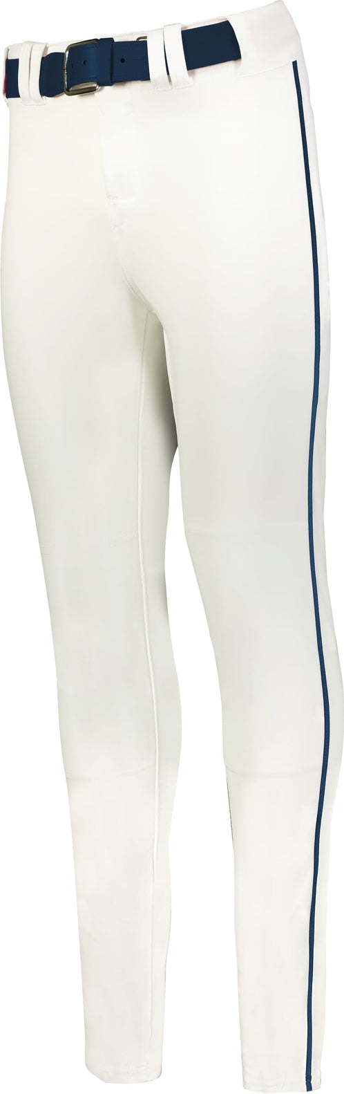 BA WHITE/NAVY CRUSH TAPERED PANT W/ BRAID