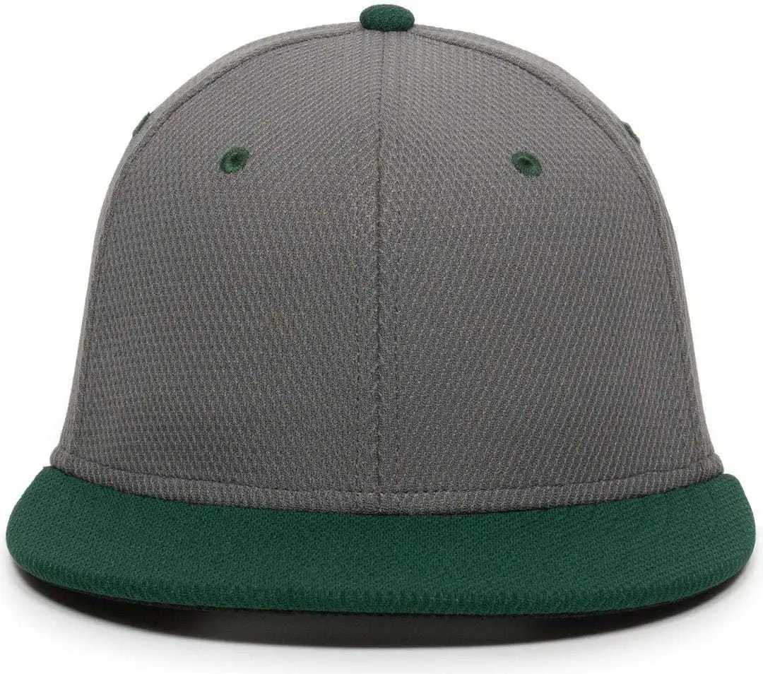 Oc Sports Cage25 Flexible Fitting Cap - Graphite Dark Green