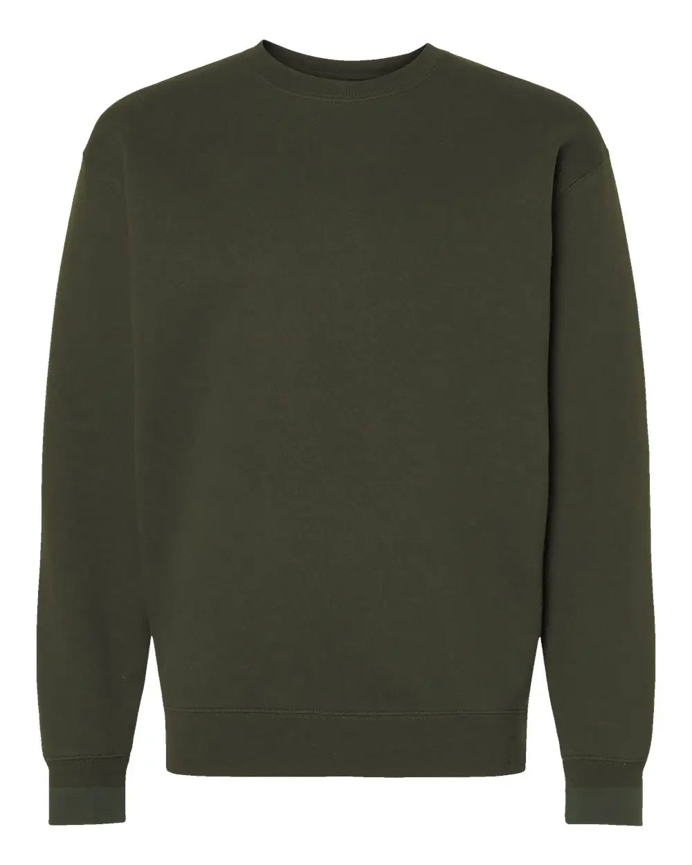 Independent Trading Co. Ind3000 Heavyweight Crewneck Sweatshirt - Army - Olive / Xs