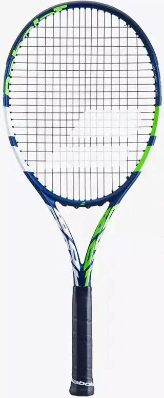 Babolat Boost Drive 2021 (105) (strung) Tennis Racket - Dark Blue Lime - 1