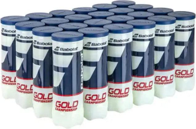 Babolat Gold Championship Tennis Balls Case 24x - Yellow