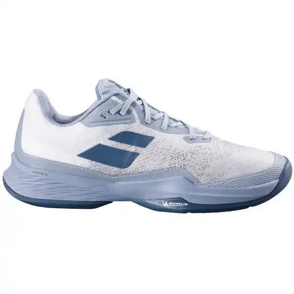 Babolat Jet Mach 3 All Court Men’s Tennis Shoes - White Dark Gray