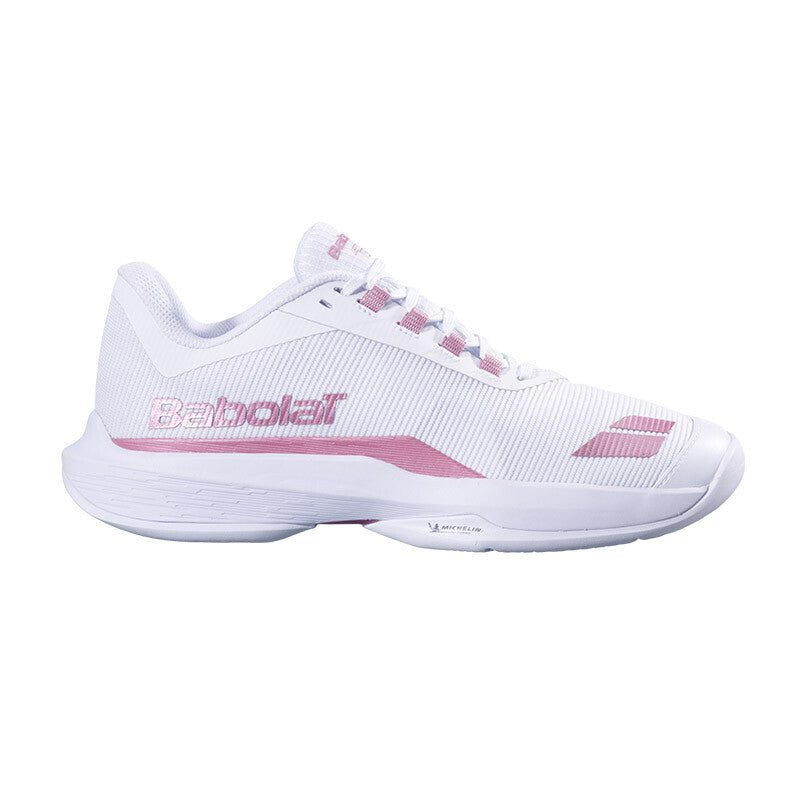 Babolat Jet Tere 2 All Court (w) (blue Tint) - Wh/pk / 5.5