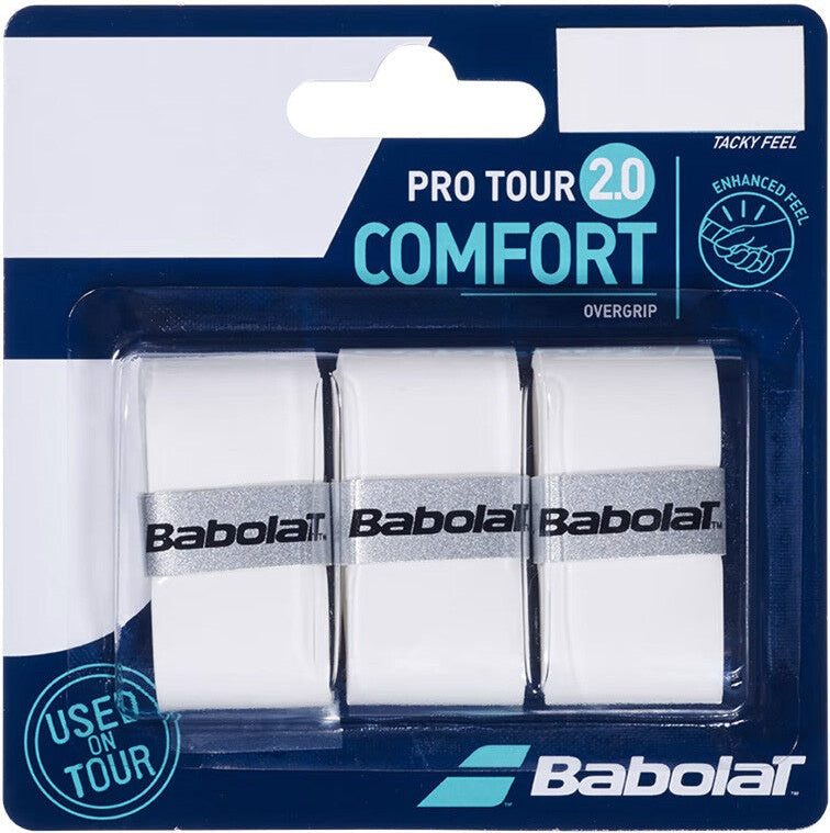 Babolat Pro Tour 2.0 Overgrip (3x) - White