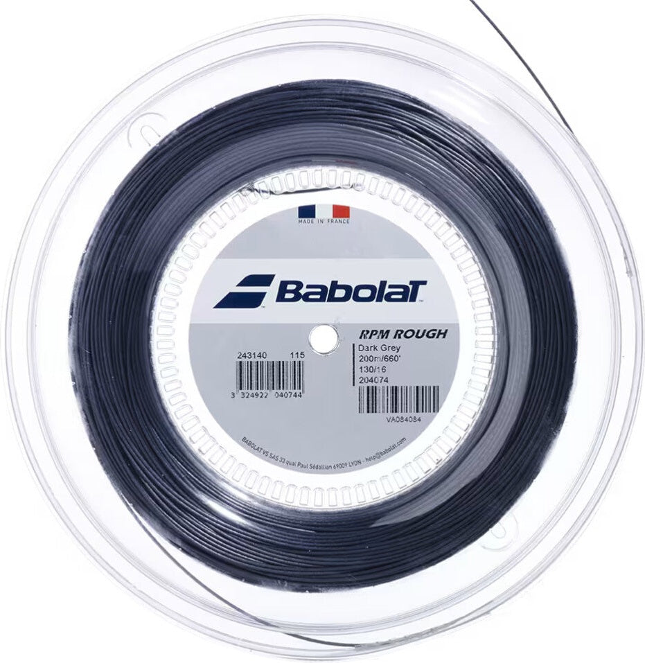 Babolat Rpm Blast Rough Reel 660’ (grey) - Gray