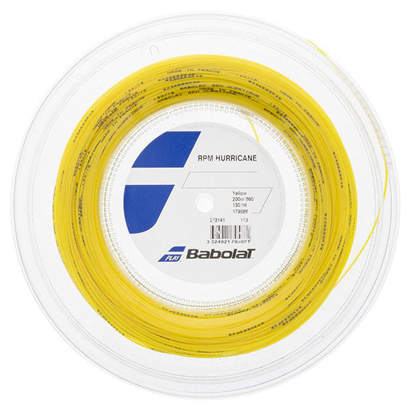 Babolat Rpm Hurricane Reel 660’ (white) - Yel / 16