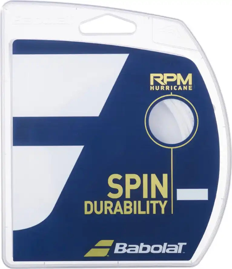 Babolat Rpm Hurricane Tennis String - White