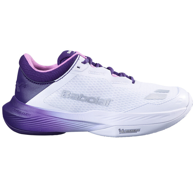 Babolat Sfx 4 All Court (w) (white/dark Purple) - Wh/pu / 5.5