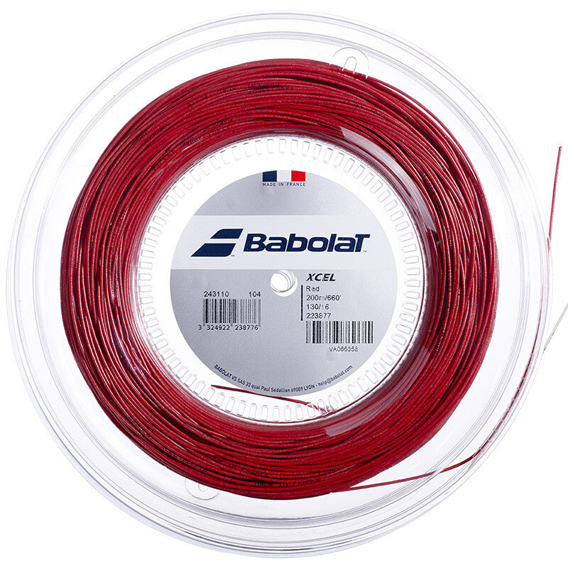 Babolat Xcel Reel 656’ (black) - Red / 16