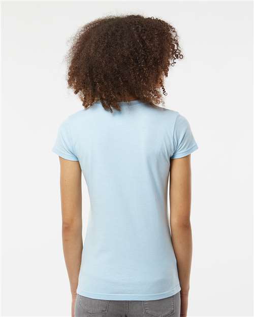 Baby Blue Women&#39;s Fine Jersey Slim Fit T-Shirt - 213