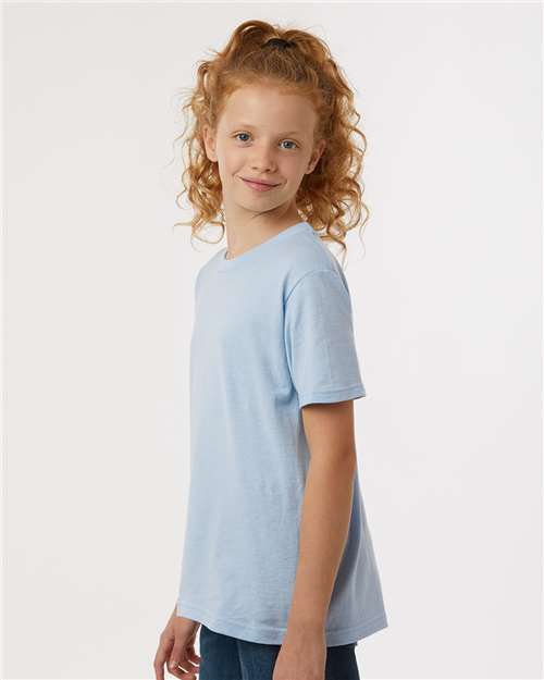 Baby Blue Youth Fine Jersey T-Shirt - 235