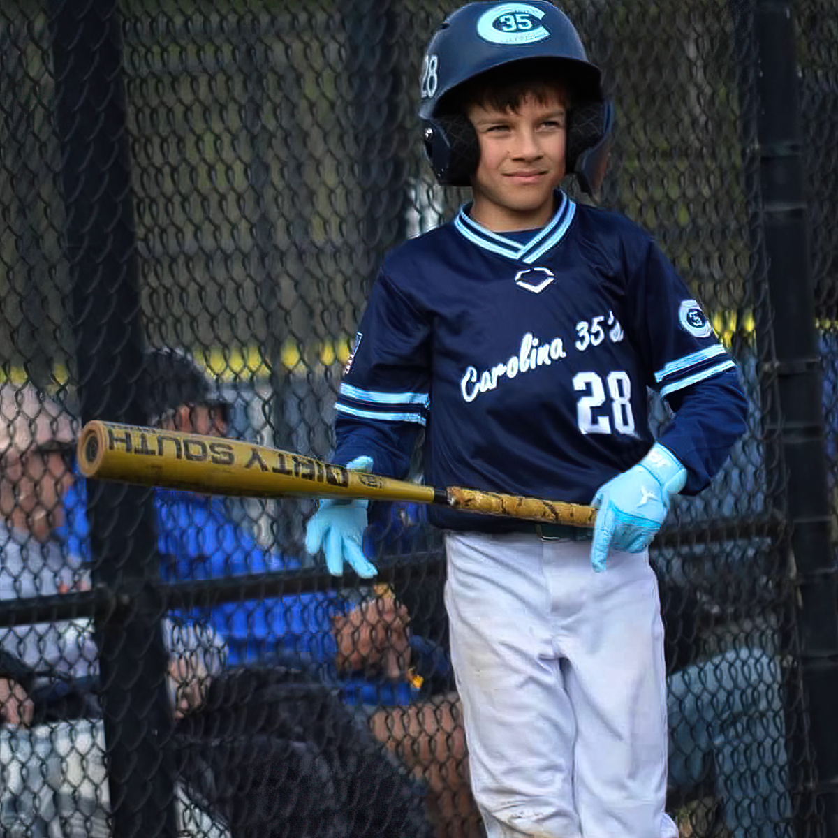 Jax Pro Cuff Batting Gloves - Baby Blue