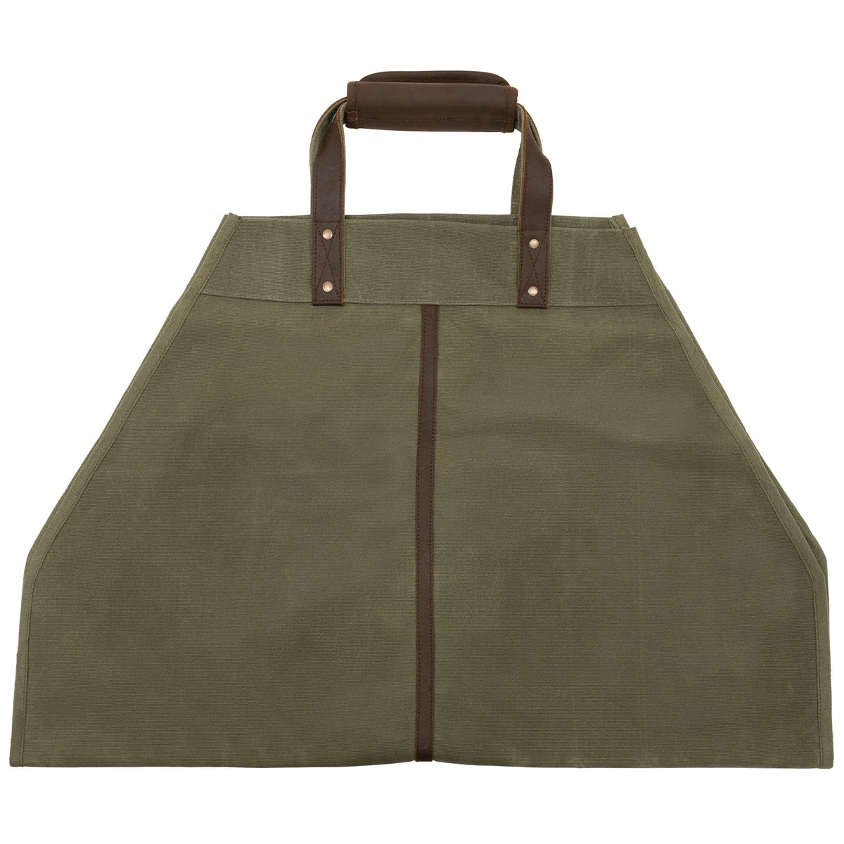 Backwoods Waxed Canvas Log Carrier - Olive Drab