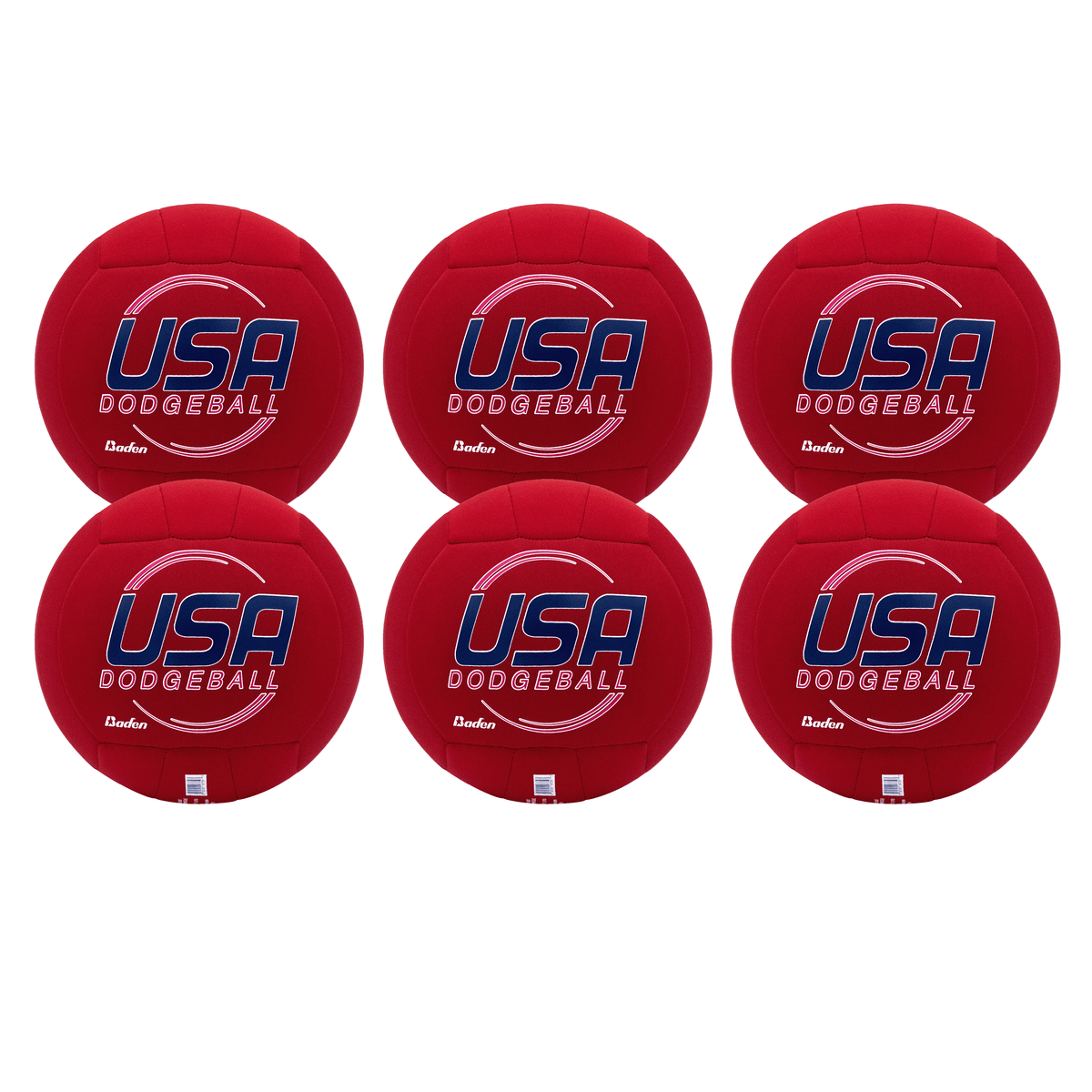Baden 7.5’’ Cloth Dodgeball - Red / 6