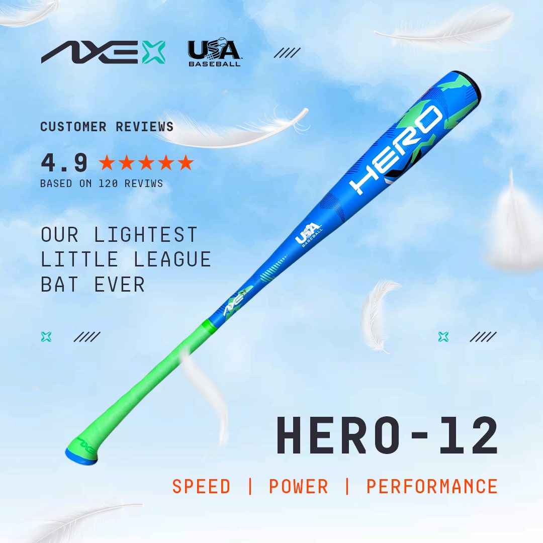 Baden Sports Axe Hero -12 Usa Baseball Bat