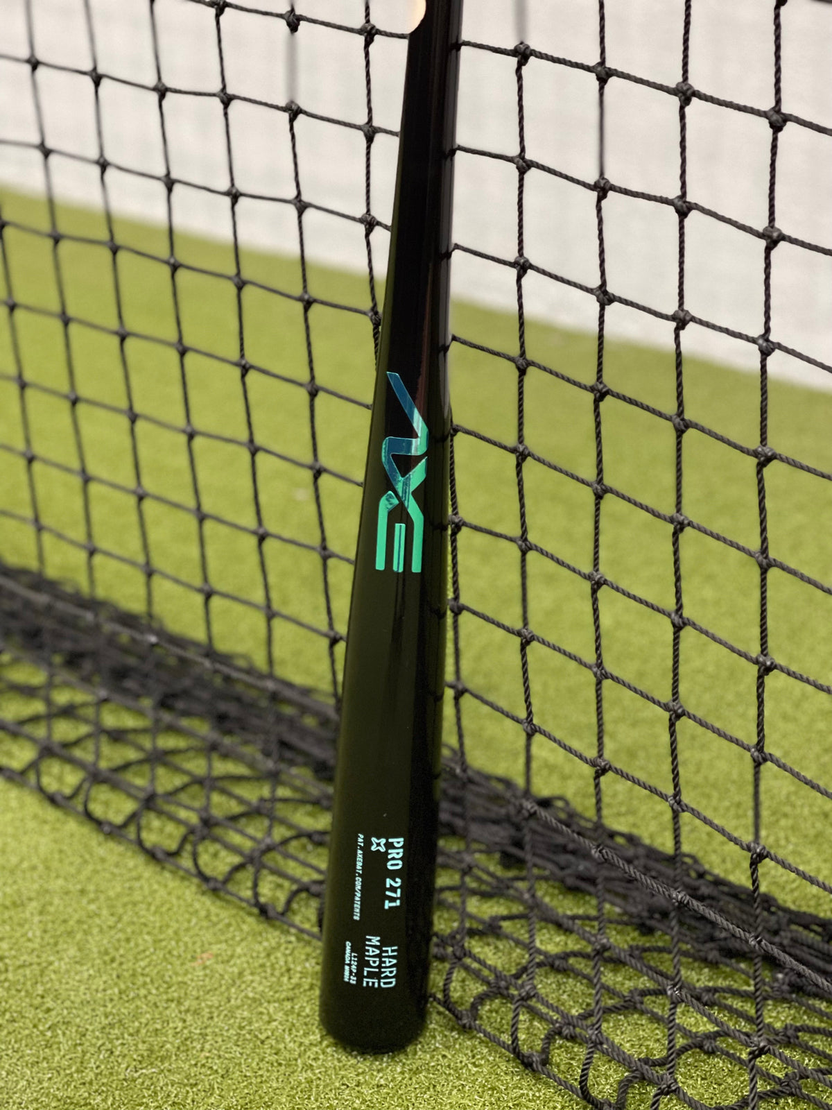 Baden Sports Axe Pro Series Maple Wood Baseball Bat | Spd 271 Turn | Vantablack | Handle