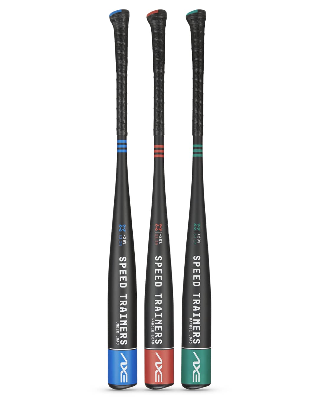 Baden Sports Axe Speed Trainers Bat Set Powered by Driveline Baseball - 32’’ (3 Set)