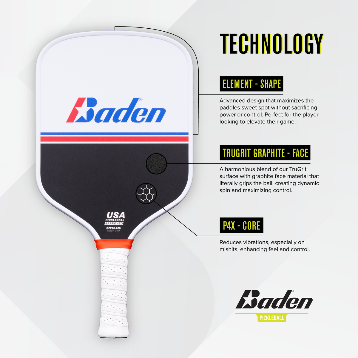 Baden Sports Battle Point Pickleball Paddle