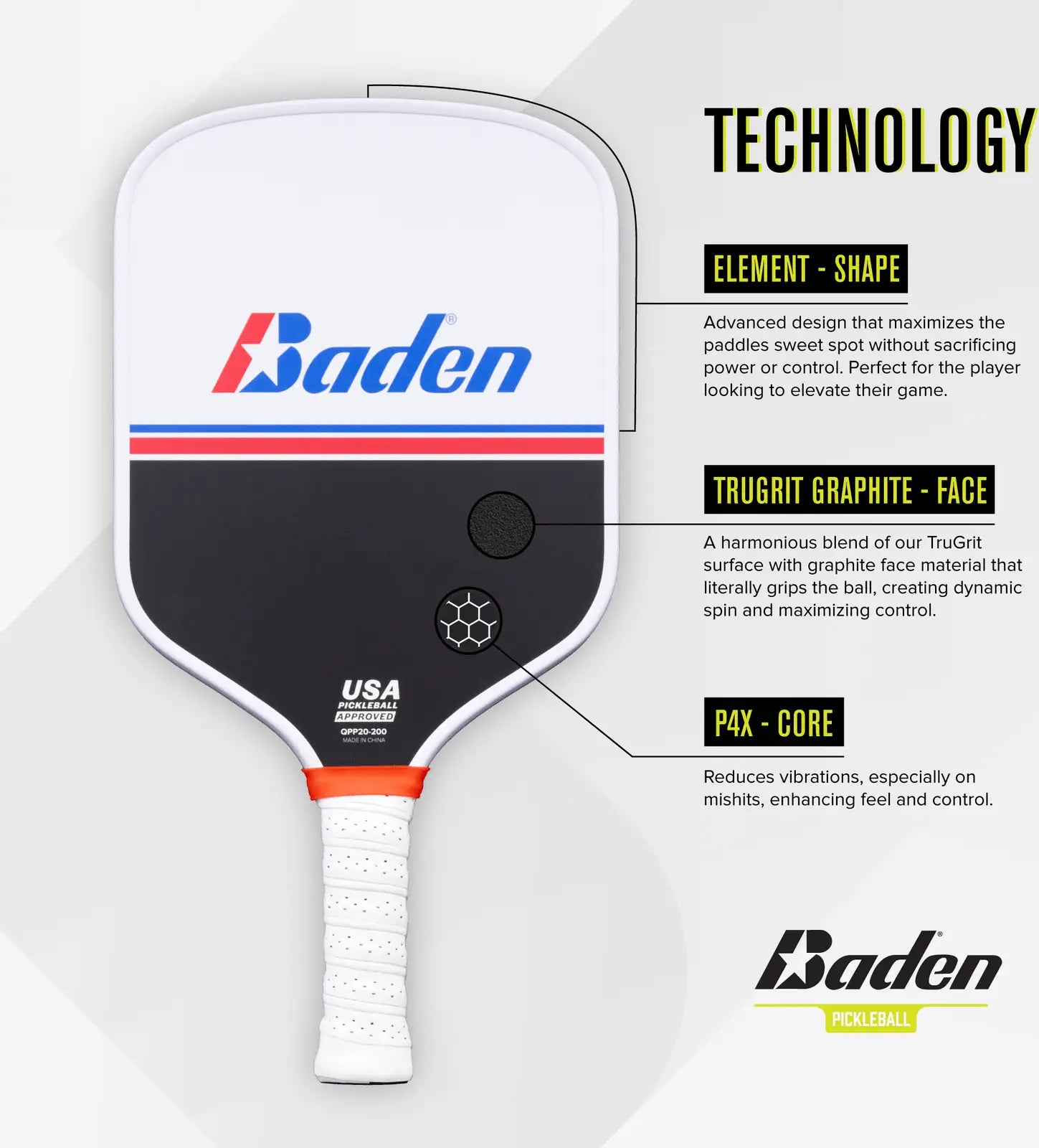 Baden Sports Battle Point Pickleball Paddle