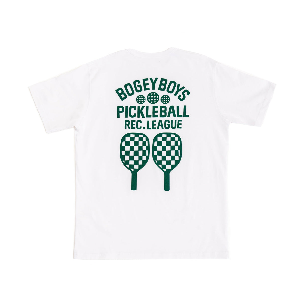 Baden Sports Bogey Boys Pickleball Tee - White