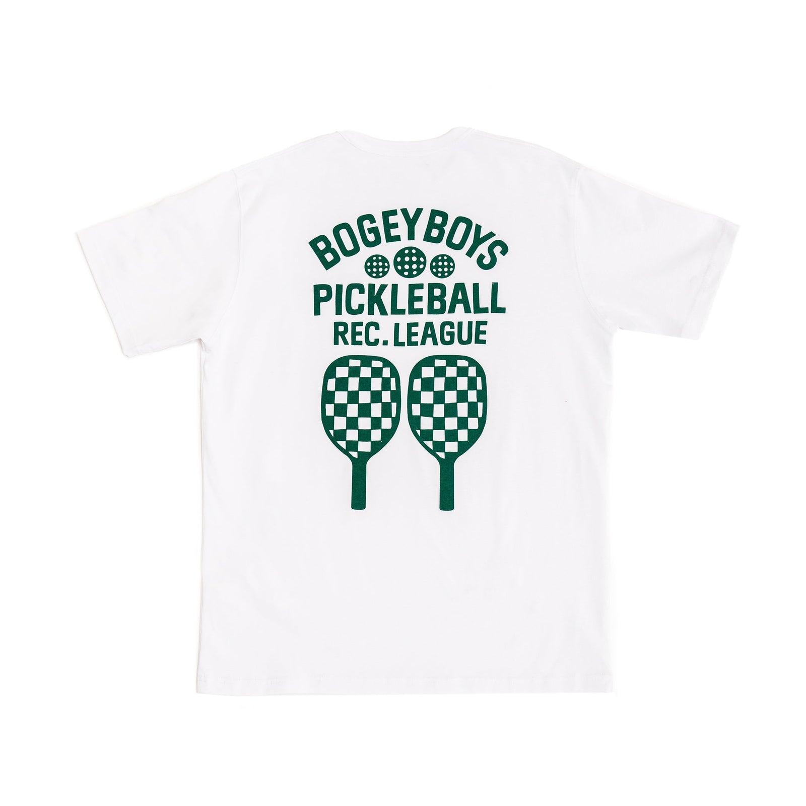 Baden Sports Bogey Boys Pickleball Tee - White