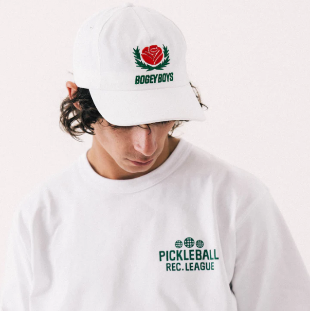 Baden Sports Bogey Boys Rose Pickleball Hat - White