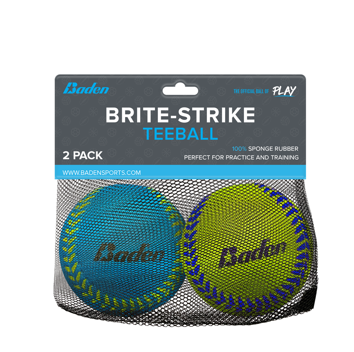 Baden Sports Brite Strike Baseball 6 Pack - 2