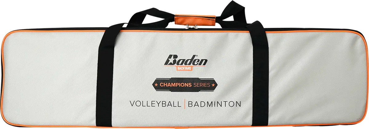 Baden Sports Champions Volleyball & Badminton Carry Bag Gray/orange