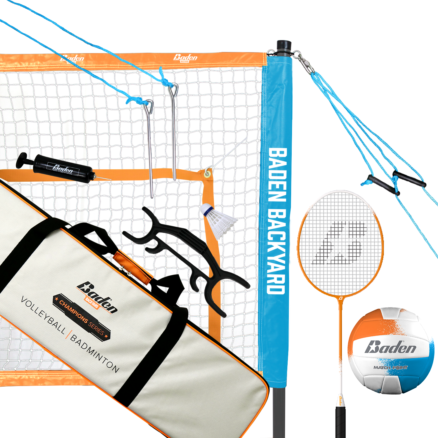 Baden Sports Champions Volleyball & Badminton Set
