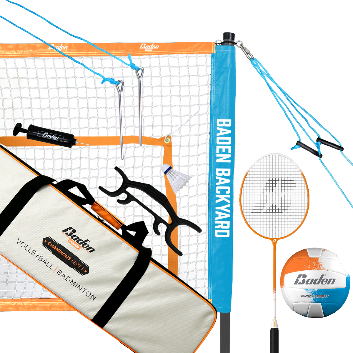 Baden Sports Champions Volleyball & Badminton Set
