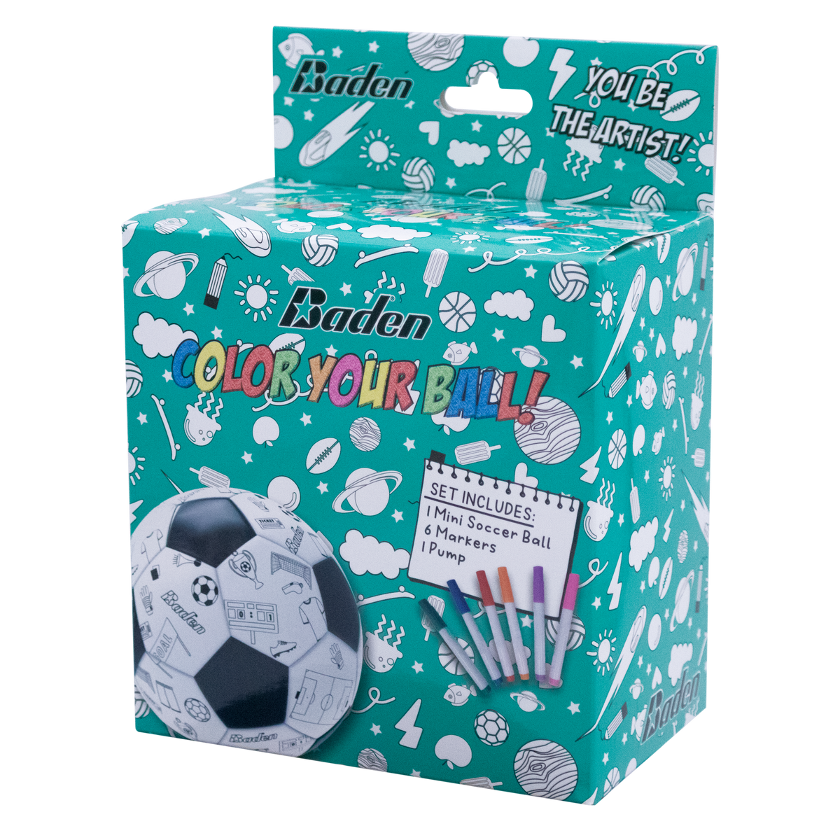 Baden Sports Color your Own Mini Soccer Ball