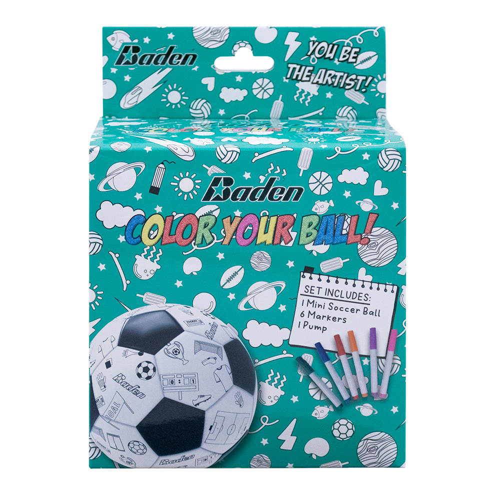 Baden Sports Color your Own Mini Soccer Ball