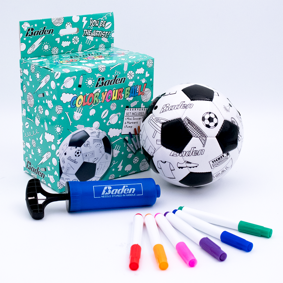 Baden Sports Color your Own Mini Soccer Ball