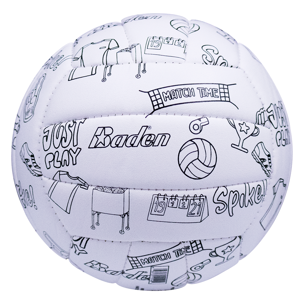 Baden Sports Color your Own Mini Soccer Ball - Volleyball