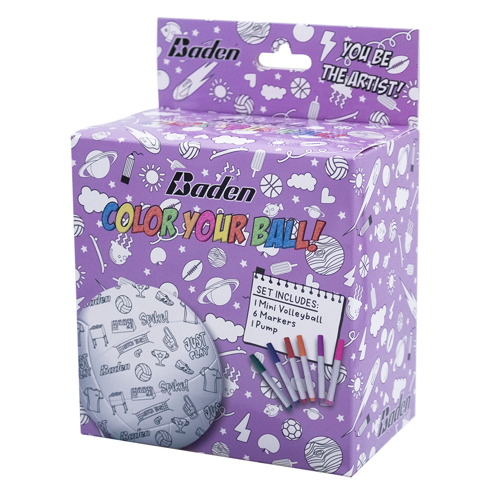 Baden Sports Color your Own Mini Volleyball