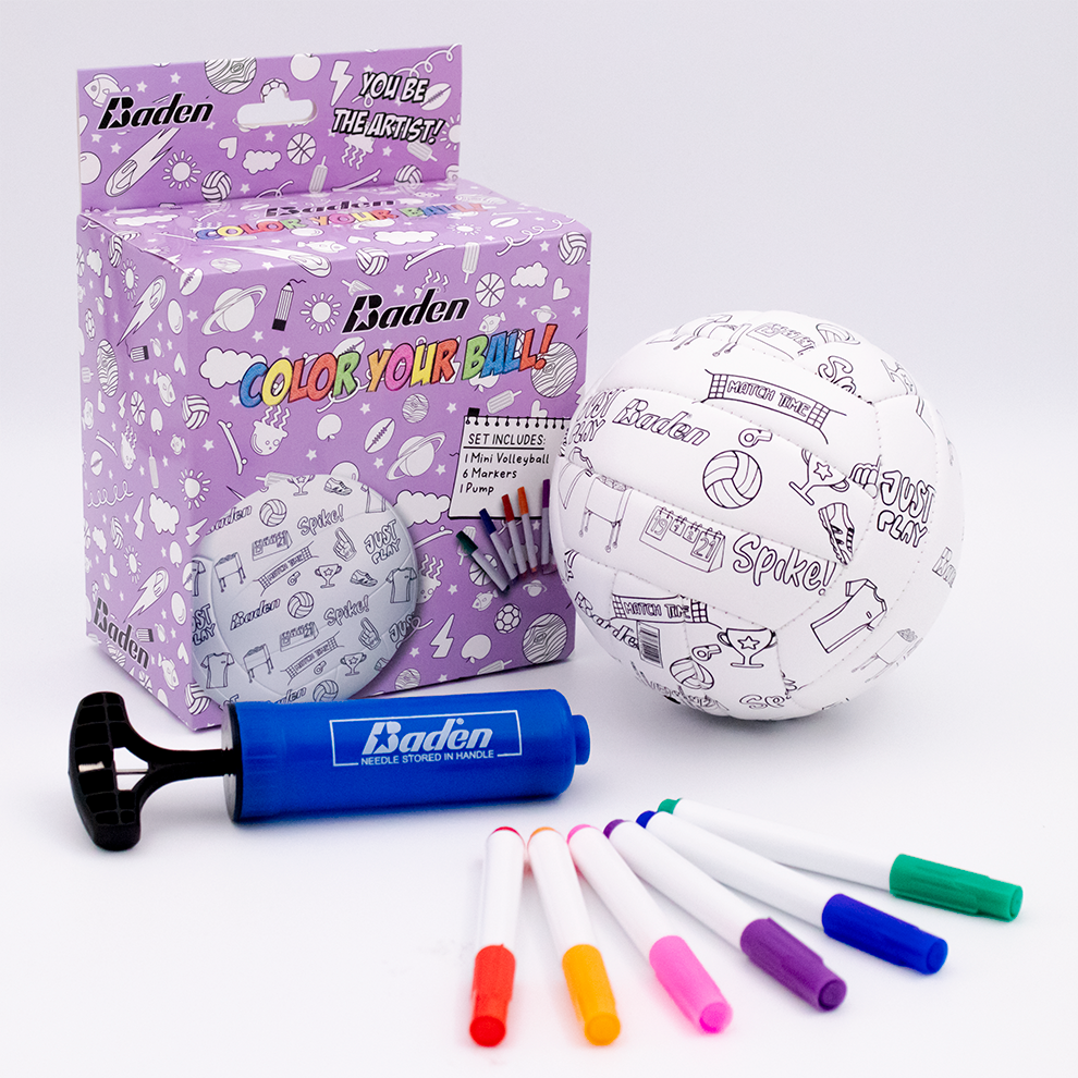 Baden Sports Color your Own Mini Volleyball