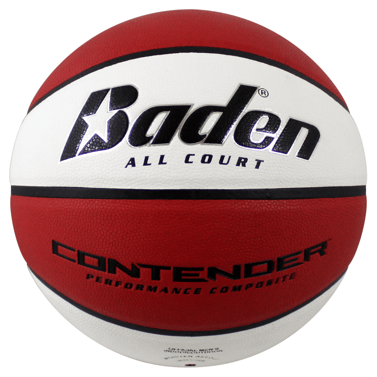 Baden Sports Contender Basketball - Official 29.5’’ / Red/black/white