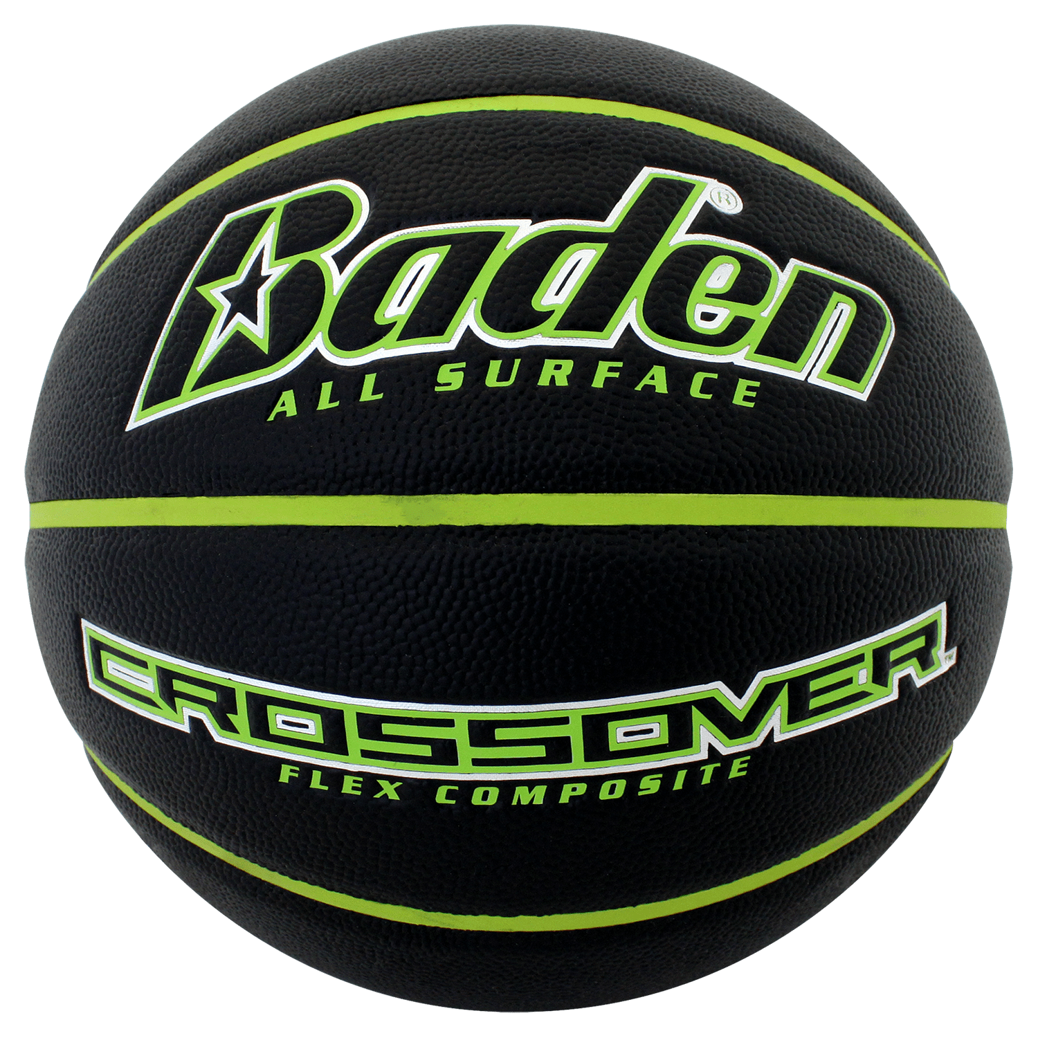 Baden Sports Crossover Basketball - Official 29.5’’ / Black/green