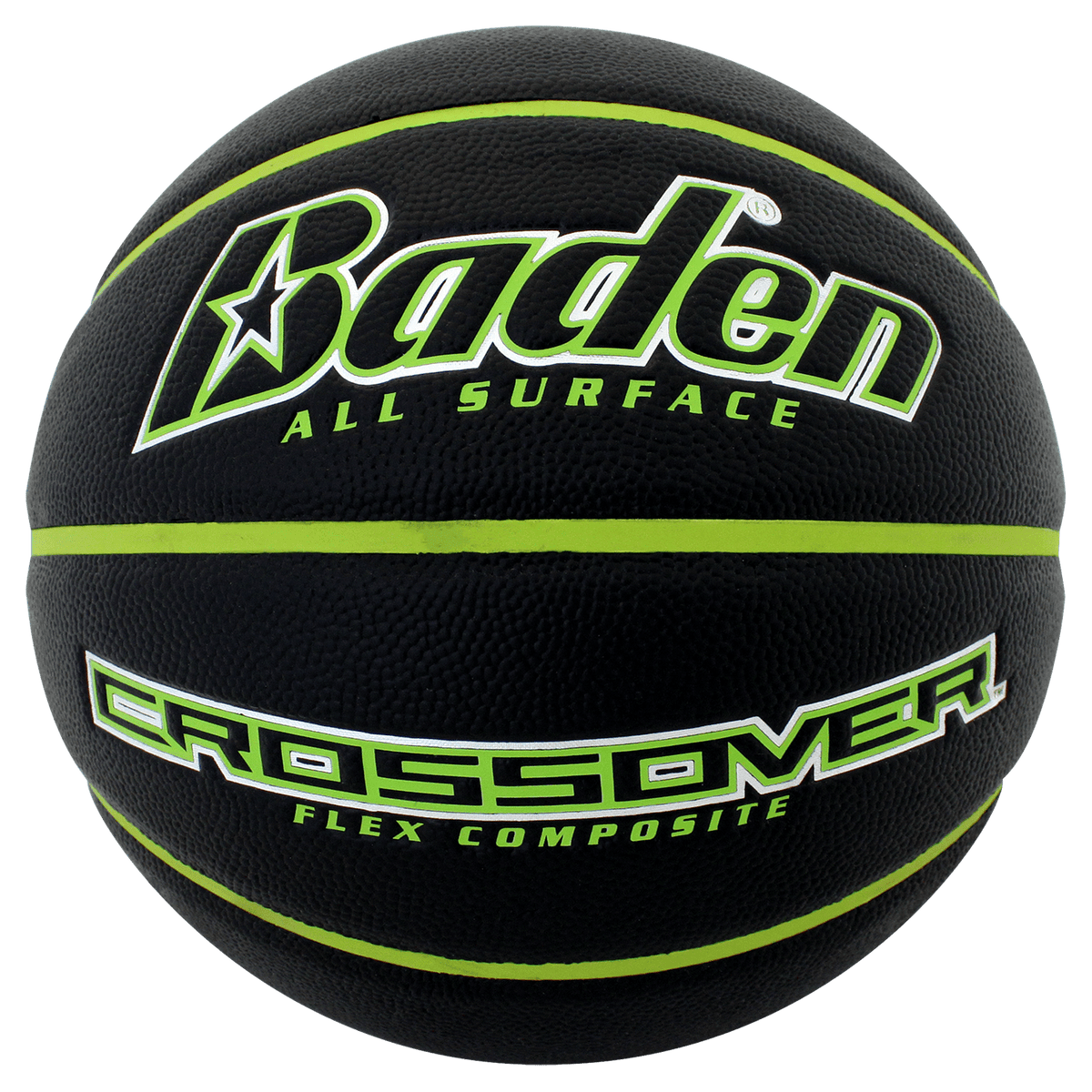 Baden Sports Crossover Basketball - Official 29.5’’ / Black/green