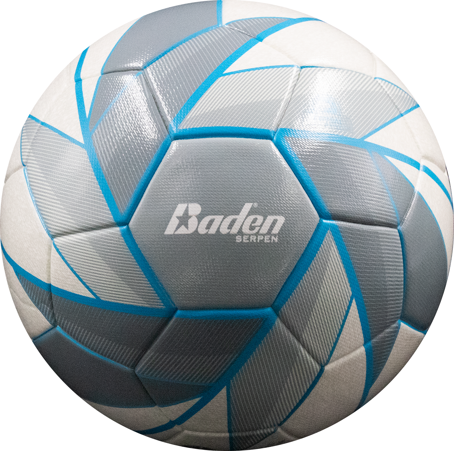 Baden Sports Futsal Serpen Training Ball - Size 4 / Optic Blue/grey