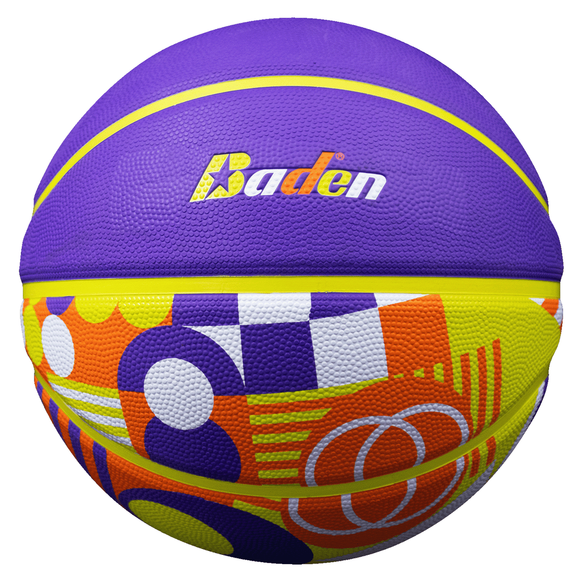 Baden Sports Legend Court Canvas Outdoor Game Rubber Basketball - Official 29.5’’ / Queen
