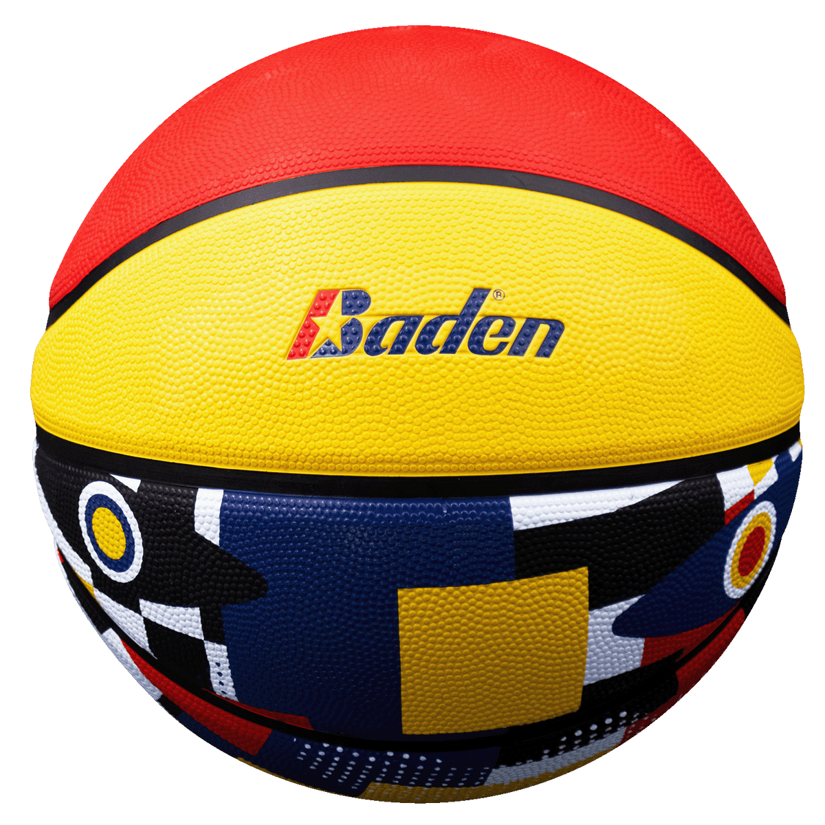 Baden Sports Legend Court Canvas Outdoor Game Rubber Basketball - Official 29.5’’ / King