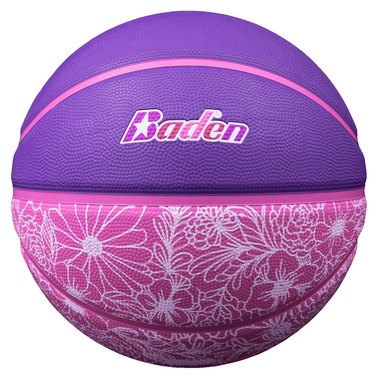Baden Sports Legend Lifestyle Outdoor Game Rubber Basketball - Official 29.5’’ / Bloomin’ Baller